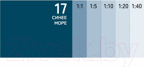 Изображение товара Колеровочная краска Solex Синее море (250мл)