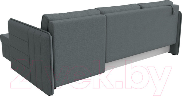 Изображение товара Диван угловой Лига Диванов Слим правый / 121149 (рогожка Амур серый)