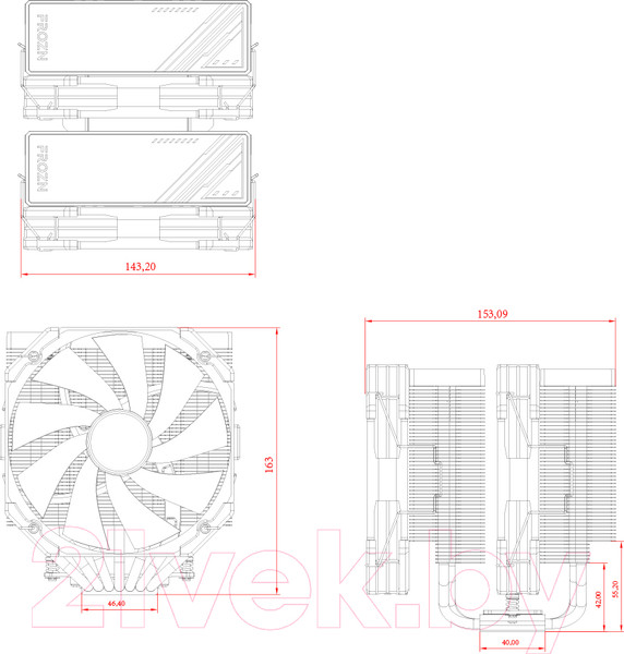 Изображение товара Кулер для процессора ID-Cooling Frozn A720 Black