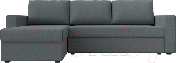 Изображение товара Диван угловой Лига Диванов Траумберг Лайт левый / 121139L (рогожка Амур серый)