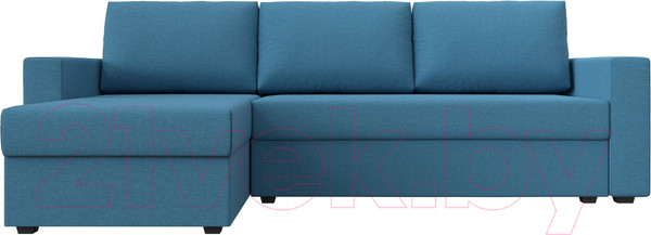 Изображение товара Диван угловой Лига Диванов Траумберг Лайт левый / 121140L (рогожка Амур голубой)