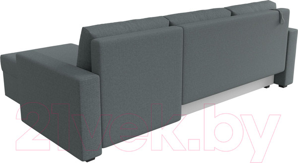 Изображение товара Диван угловой Лига Диванов Траумберг Лайт правый / 121139 (рогожка Амур серый)