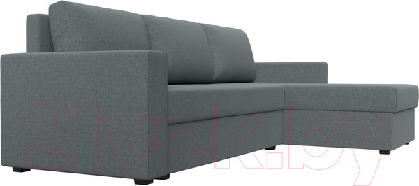 Изображение товара Диван угловой Лига Диванов Траумберг Лайт правый / 121139 (рогожка Амур серый)