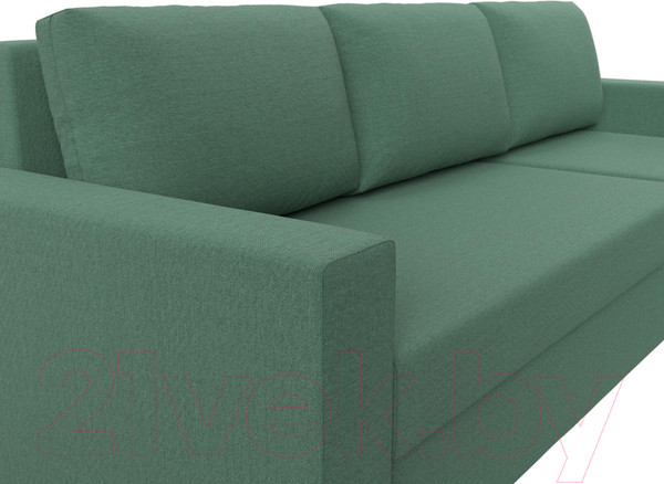 Изображение товара Диван угловой Лига Диванов Траумберг Лайт правый / 121141 (рогожка Амур зеленый)