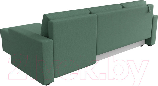 Изображение товара Диван угловой Лига Диванов Траумберг Лайт правый / 121141 (рогожка Амур зеленый)