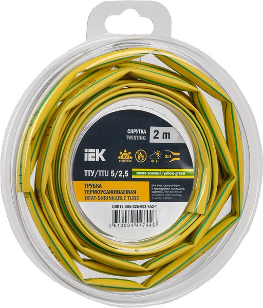 Изображение товара Трубка термоусаживаемая IEK UDR12-005-D25-002-K52-T