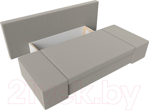 Изображение товара Диван Лига Диванов Сан Марко / 121576 (рогожка Амур бежевый)