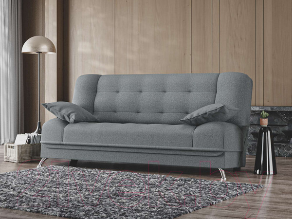 Изображение товара Диван Лига Диванов Анна / 121563 (рогожка Амур серый)