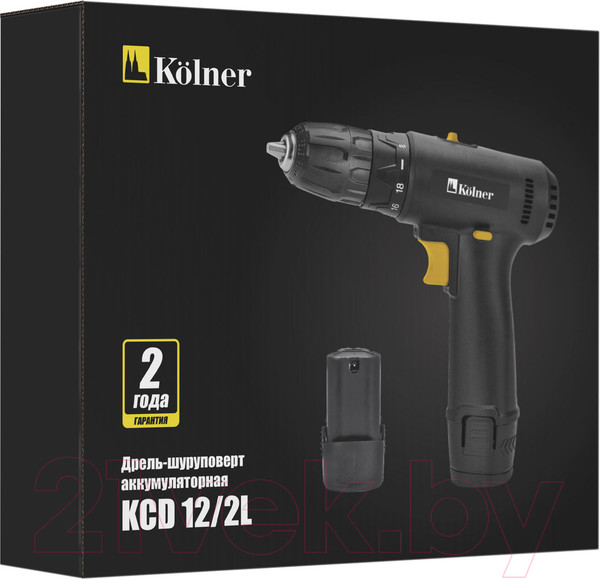 Изображение товара Аккумуляторная дрель-шуруповерт Kolner KCD 12/2L