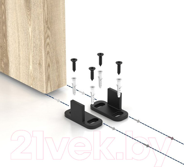 Изображение товара Комплект фурнитуры для раздвижных дверей Юнива Классика BDHB01P/1.6