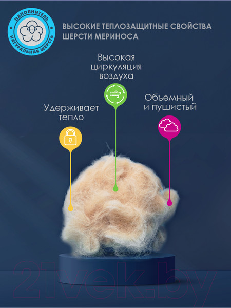Изображение товара Одеяло ВАСИЛИСА О/371 200x210 / 298454