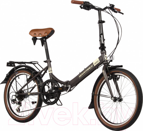 Изображение товара Велосипед Novatrack 20 Aurora 20FAURORA6S.BN4 (коричневый)