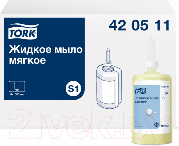 Изображение товара Мыло жидкое Tork Мягкое / 420511 (1л)