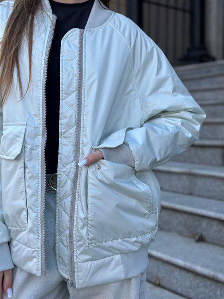 Изображение товара Куртка MT.Style №29 Bomber (L, серый)