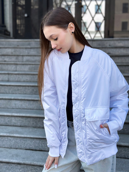 Изображение товара Куртка MT.Style №29 Bomber (S, белый)