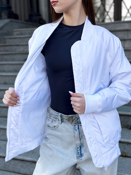 Изображение товара Куртка MT.Style №29 Bomber (M, белый)