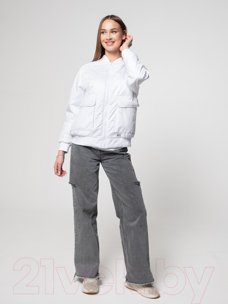 Изображение товара Куртка MT.Style №29 Bomber (L, белый)