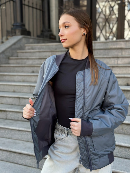 Изображение товара Куртка MT.Style №29 Bomber (S, графит)