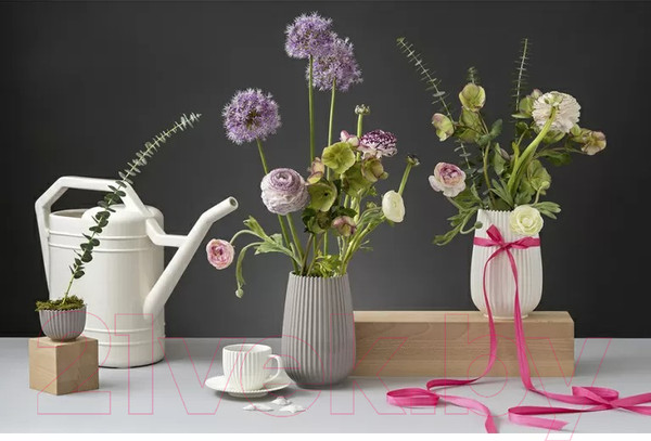 Изображение товара Ваза Tkano Edge TK22-DEC-VA0006 (темно-серый)