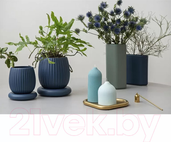 Изображение товара Вазон Tkano Edge TK22-DEC-PT0004 (темно-синий)