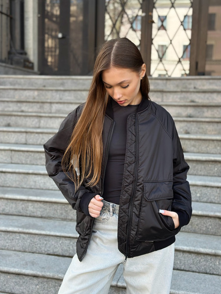 Изображение товара Куртка MT.Style №29 Bomber (L, черный)