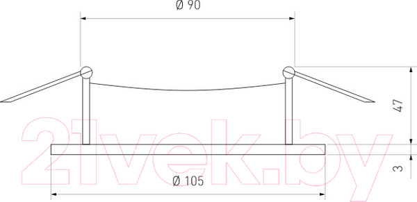 Изображение товара Точечный светильник Elektrostandard 6068 MR16 WH