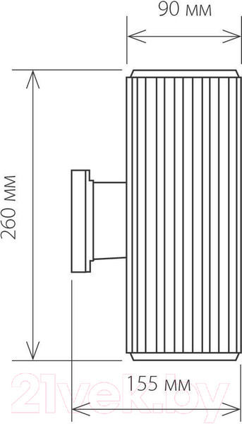 Изображение товара Светильник уличный Elektrostandard 1403 Techno (черный)