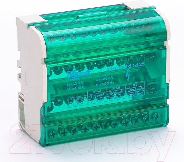 Изображение товара Распределительный блок на DIN-рейку DEKraft 32018DEK