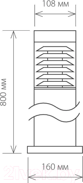 Изображение товара Светильник уличный Elektrostandard 1507 Techno (серый)