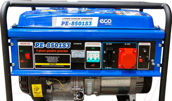 Изображение товара Бензиновый генератор Eco PE-8501S3