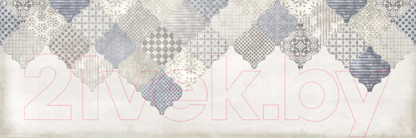 Изображение товара Декоративная плитка Cersanit Majolica В MA2S042DT (198x598, голубой)