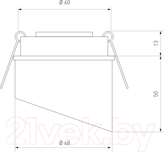 Изображение товара Точечный светильник Elektrostandard 7005 MR16 BK/GD
