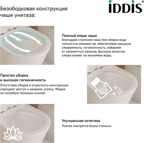 Изображение товара Унитаз подвесной IDDIS Calipso CALRDSEi25