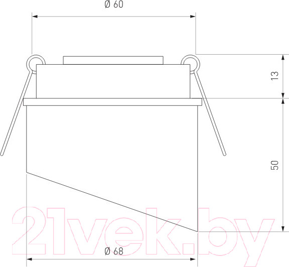 Изображение товара Точечный светильник Elektrostandard 7005 MR16 WH/GD