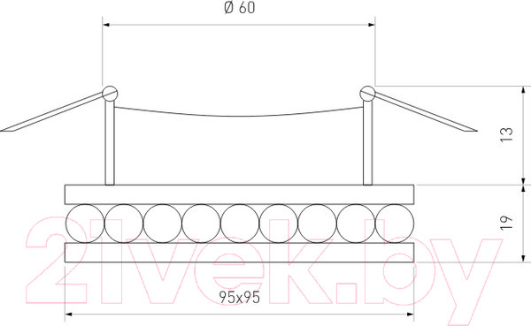 Изображение товара Точечный светильник Elektrostandard 8391 MR16 CL/SL