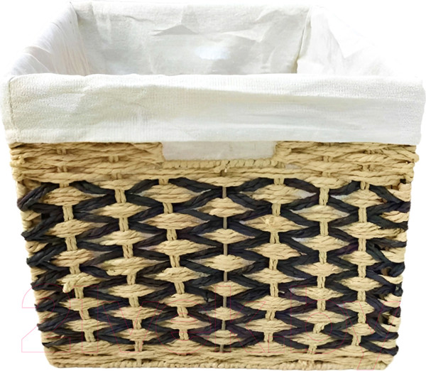 Изображение товара Корзина Swed house Lofsen 94.01.9438 (натуральный/черный/белый)