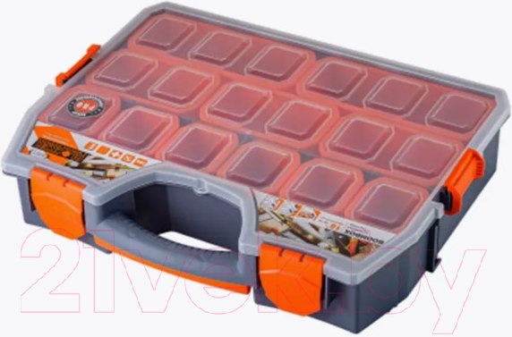 Изображение товара Органайзер для хранения Blocker Boombox 18 / BR3772 СРСВЦОР (серый/свинцовый/оранжевый)