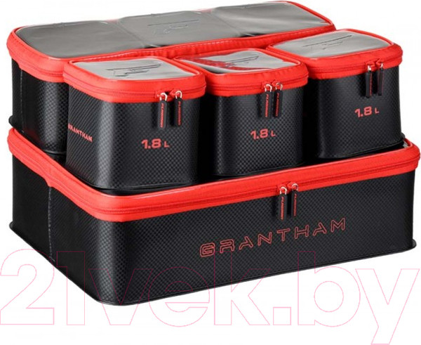 Изображение товара Набор емкостей для наживки Flagman Fishing Grantham Woven Eva Set 7+1 / GRES8