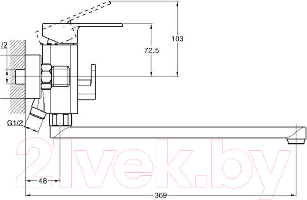 Изображение товара Смеситель Econoce EC0384