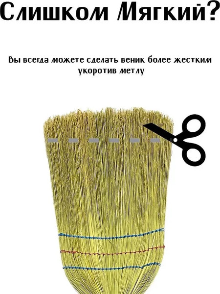 Изображение товара Веник для уборки Рыжий кот 106954