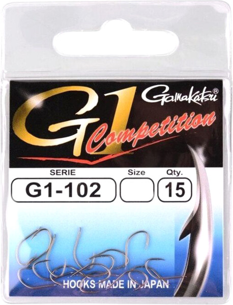 Изображение товара Набор крючков рыболовных Gamakatsu G1-102 Competition №18 / 149198-018 (15шт)