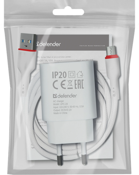 Изображение товара Зарядное устройство сетевое Defender UPC-24 / 83679