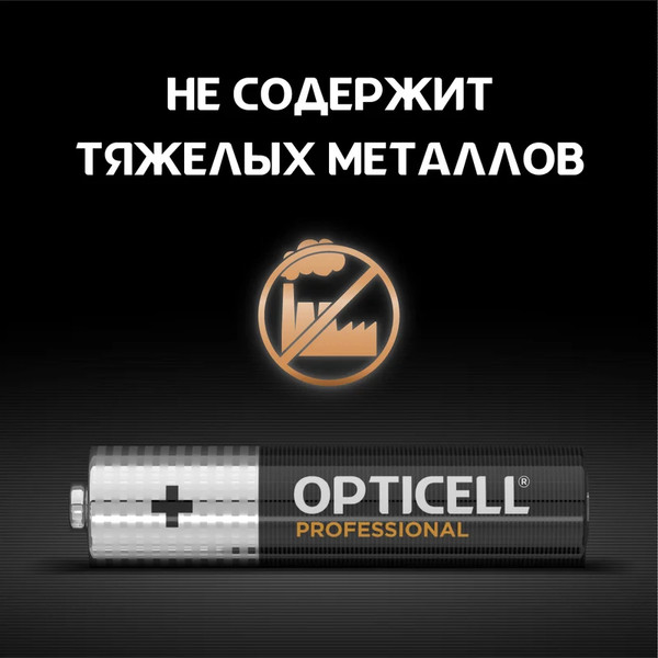 Изображение товара Комплект батареек Opticell Professional AAA 5052002 (4шт)