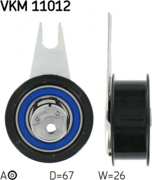 Изображение товара Натяжной ролик ремня ГРМ SKF VKM11012