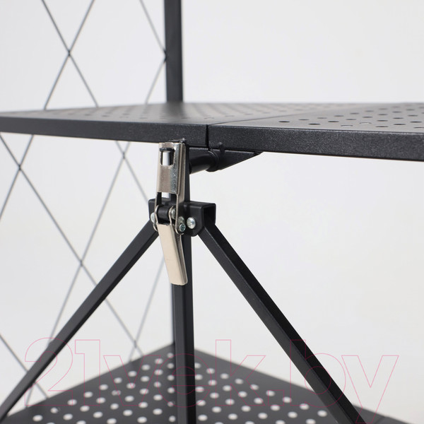 Изображение товара Стеллаж AksHome Infinity 70x34x123 (черный)