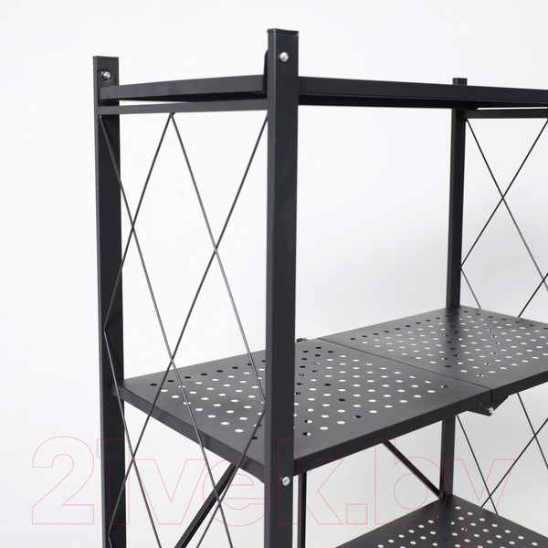 Изображение товара Стеллаж AksHome Infinity 70x34x123 (черный)