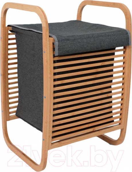 Изображение товара Корзина для белья AksHome Azalea (бамбук)