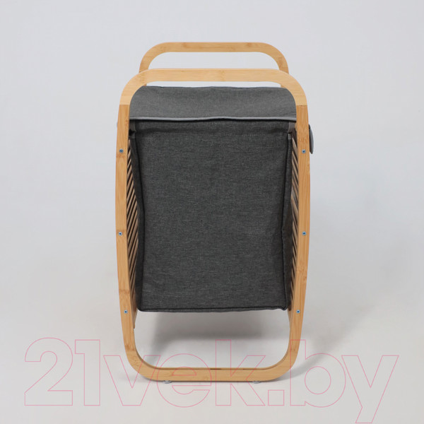 Изображение товара Корзина для белья AksHome Azalea (бамбук)