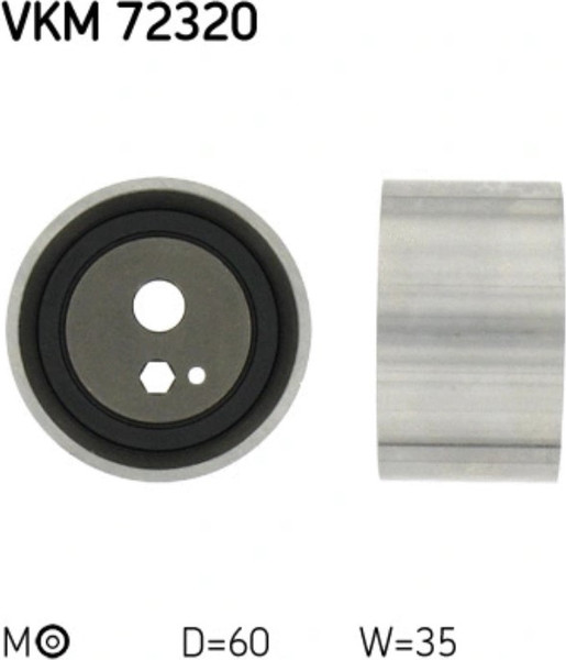 Изображение товара Натяжной ролик ремня ГРМ SKF VKM72320