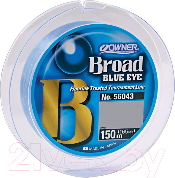 Изображение товара Леска монофильная Owner Broad Blue Eye 150м 0.26мм 2.6кг / 56043-026